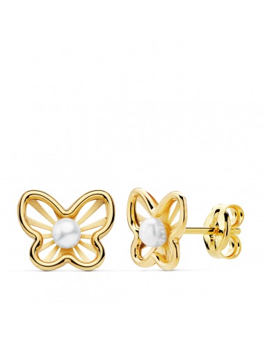 PENDIENTES MARIPOSAS ORO 18K. Ref 20757-1