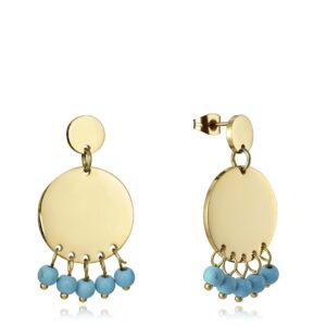 PENDIENTES VICEROY ACERO DORADO
