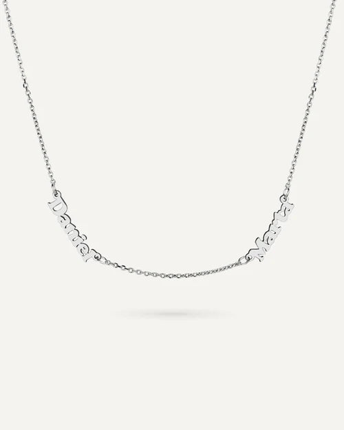 COLLAR PERSONALIZADO CON NOMBRE EN PLATA DE LEY