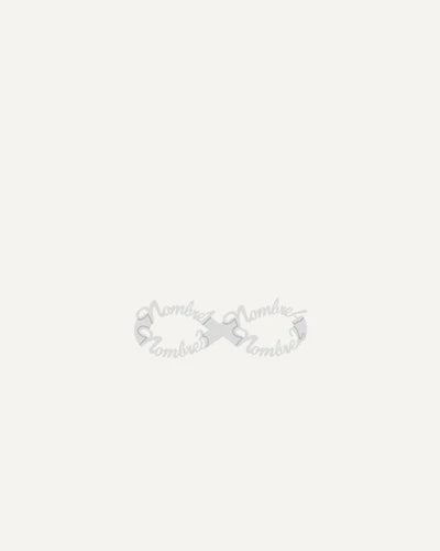 COLLAR INFINITO PERSONALIZADO CON NOMBRES EN PLATA DE LEY