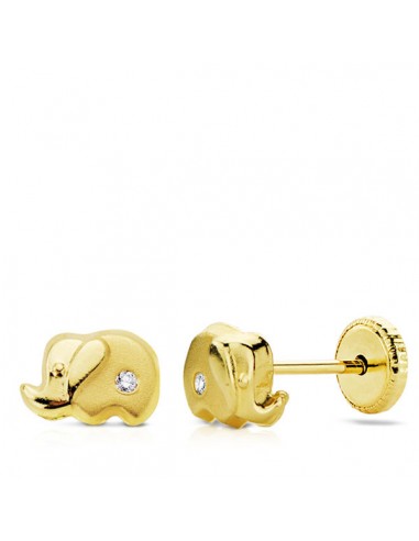 PENDIENTES ELEFANTES DE ORO 18 KTS. Ref. 15010
